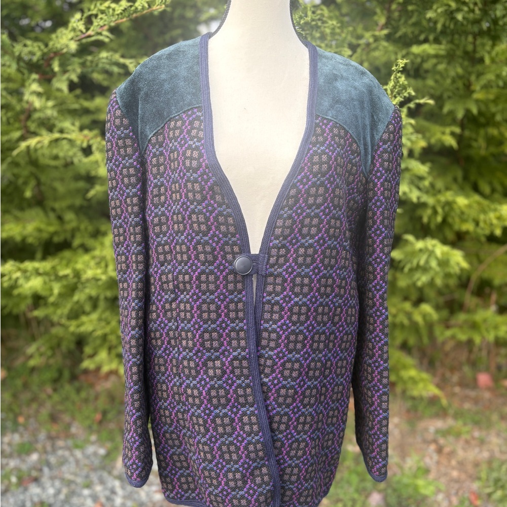Vintage Welsh Woollens Jacket – 100% Wool – Size 40 (M/L)